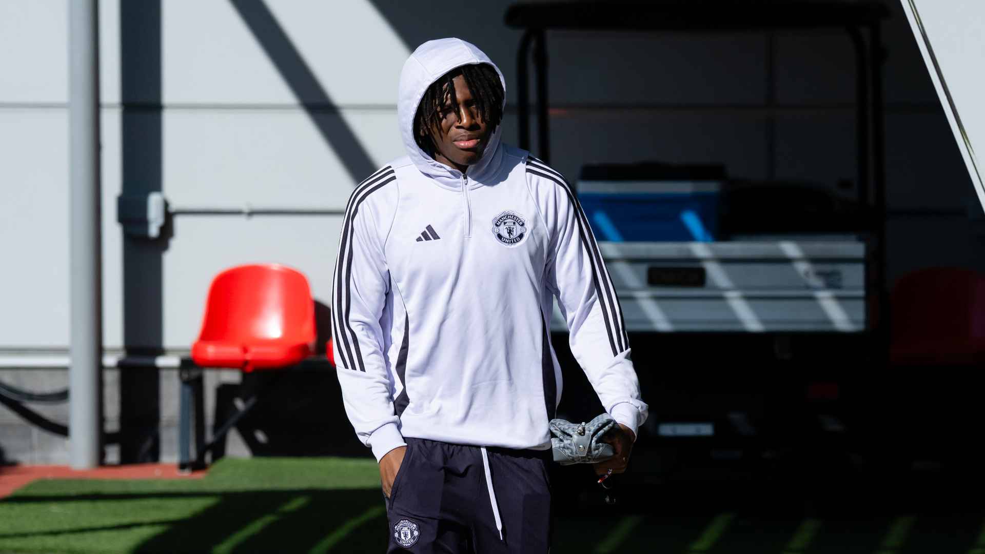 Michael Carrick hints at Patrick Dorgu training return date