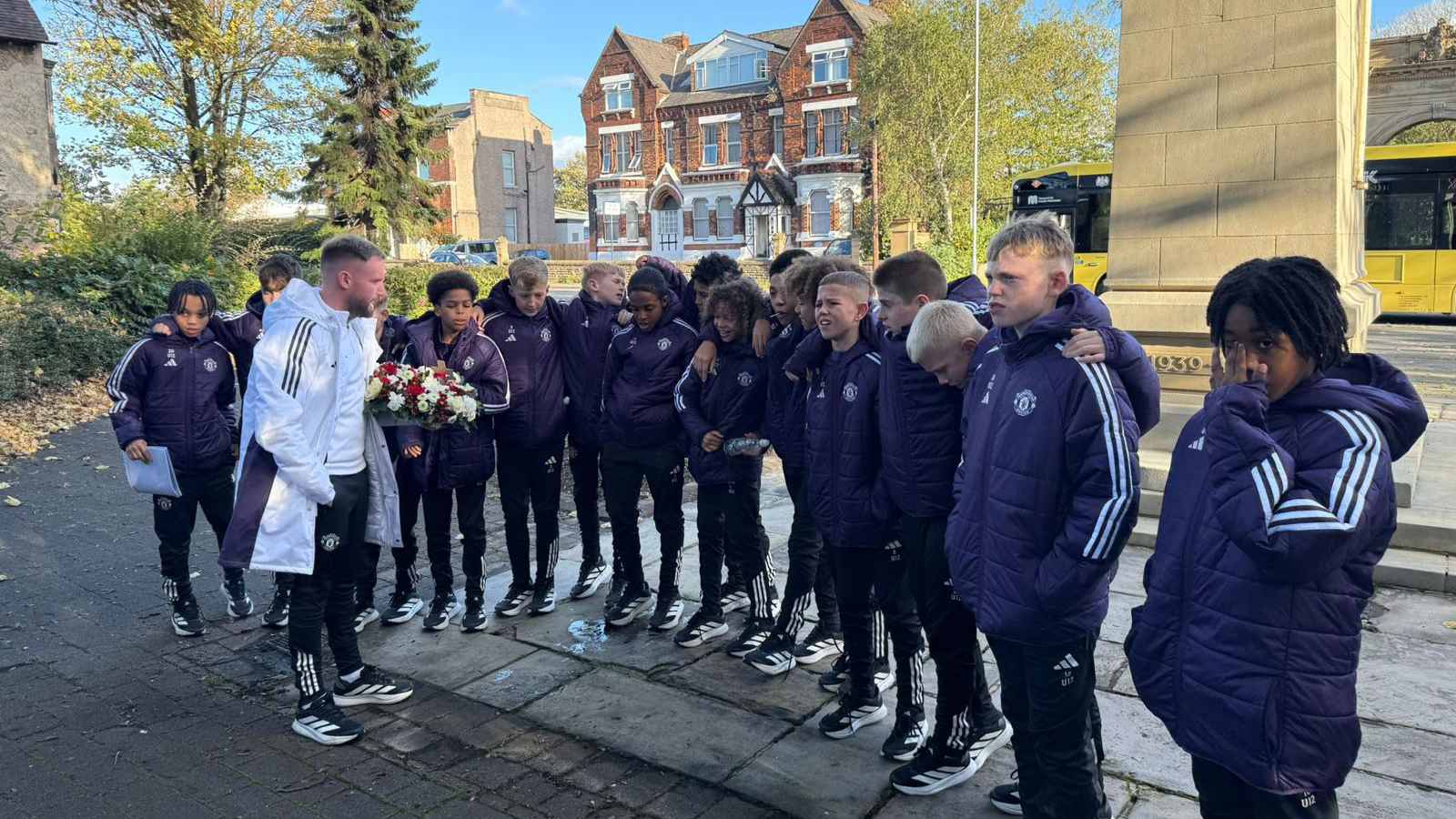 Under-12s visit Trafford Veterans