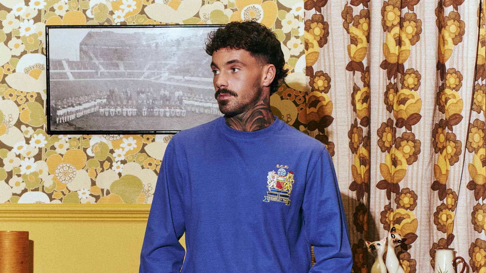 Classic United shirts from five different decades