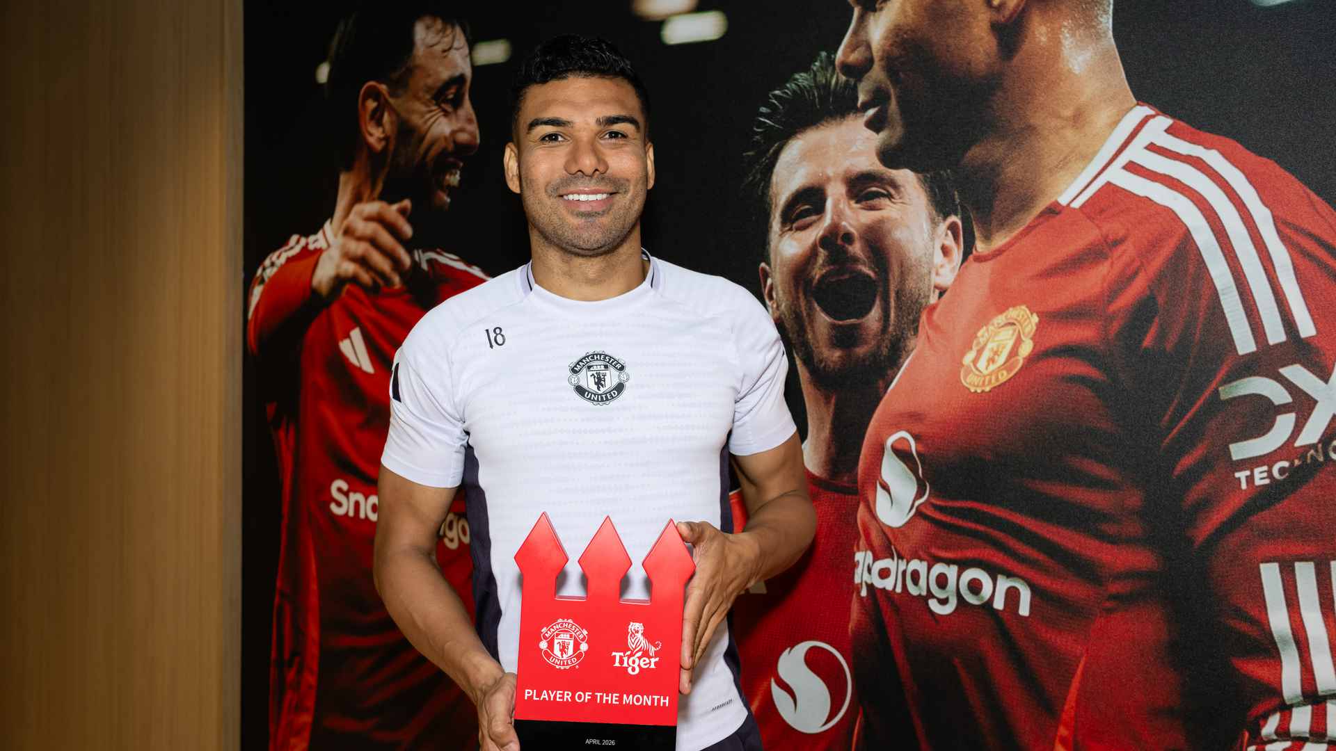 Casemiro scoops Player of the Month for April