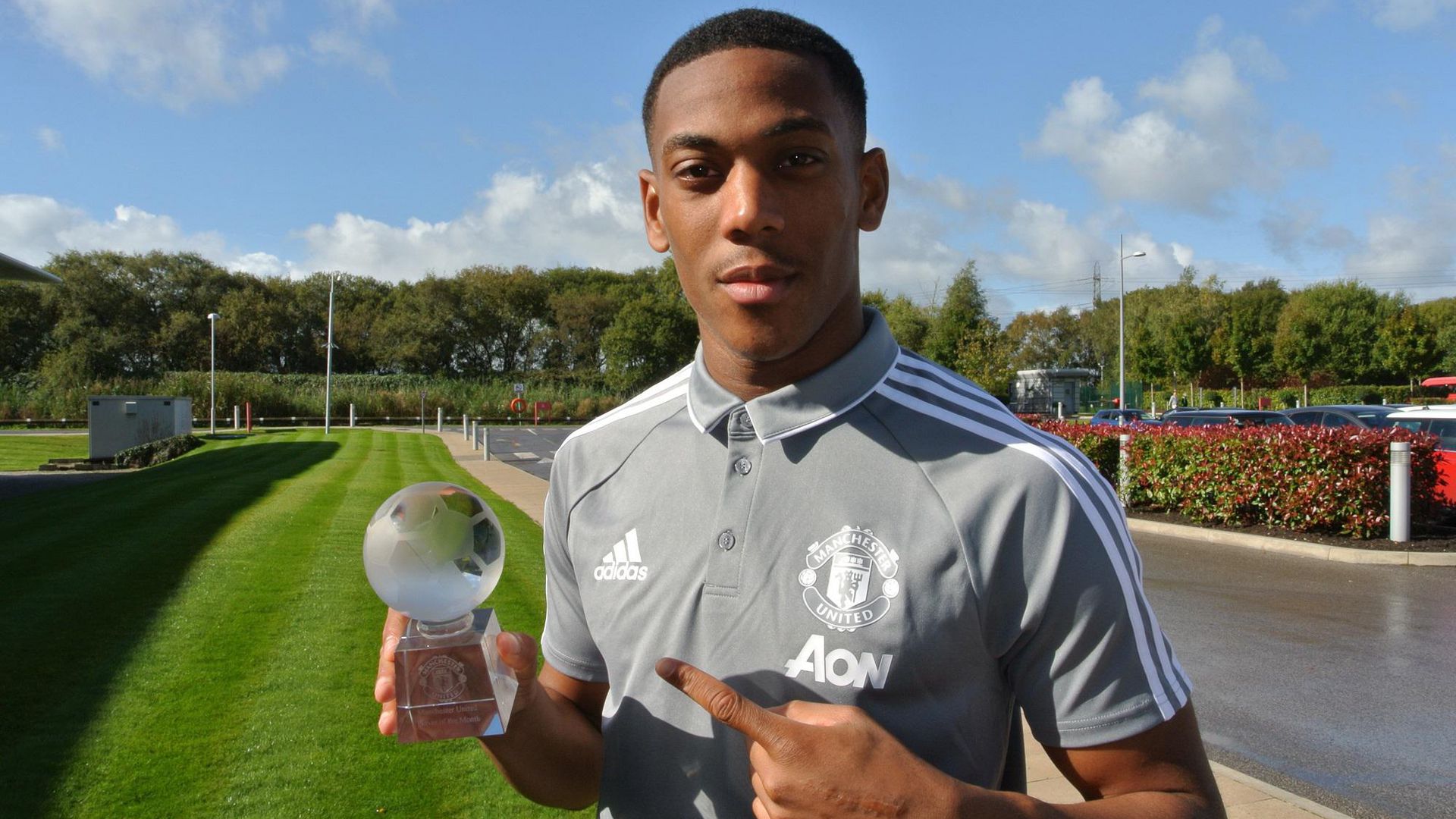 Anthony Martial voted United Player of the Month for September